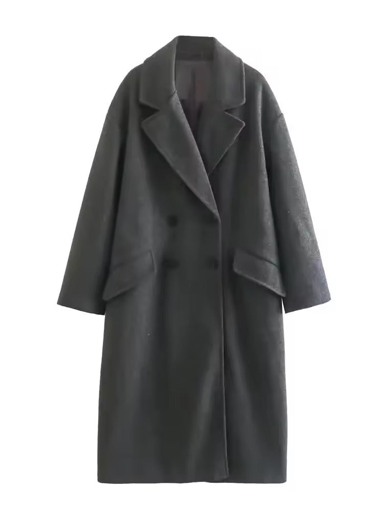 Levoire | Manteau Élégant Grande Taille Gris