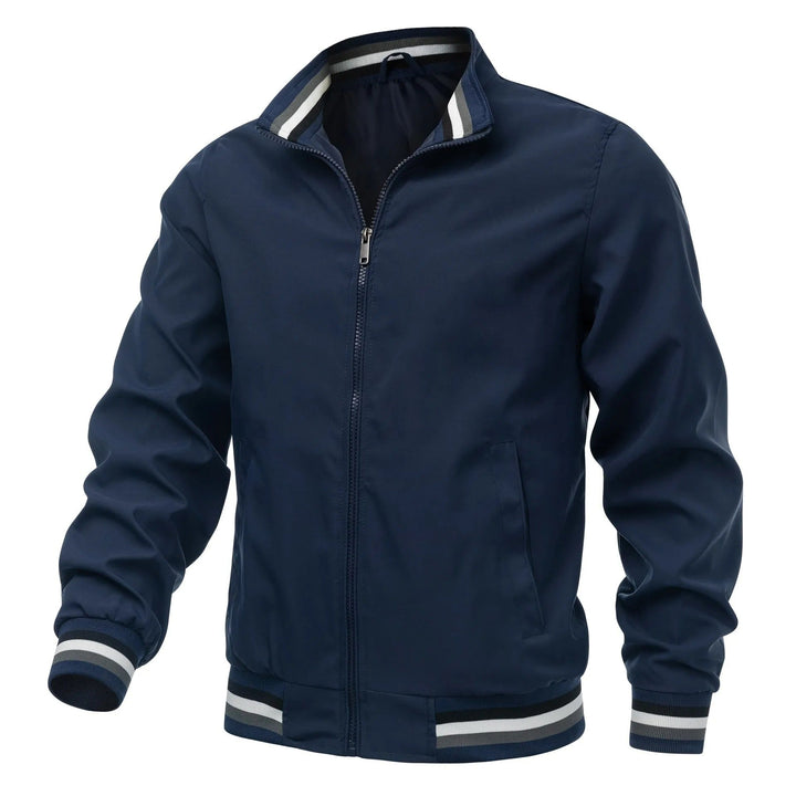 Levoire | Veste À Manches Longues Avec Poches Et Fermeture Éclair Bleu