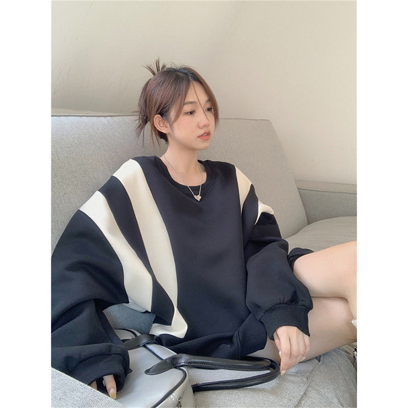 Levoire | Pull Femme Avec Contraste De Couleur