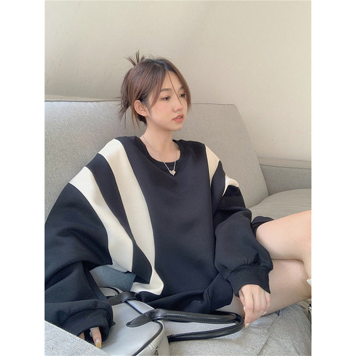 Levoire | Pull Femme Avec Contraste De Couleur