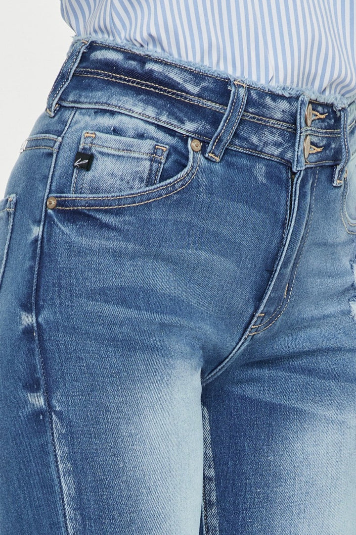 Levoire | Jean Skinny En Denim Raidoilla