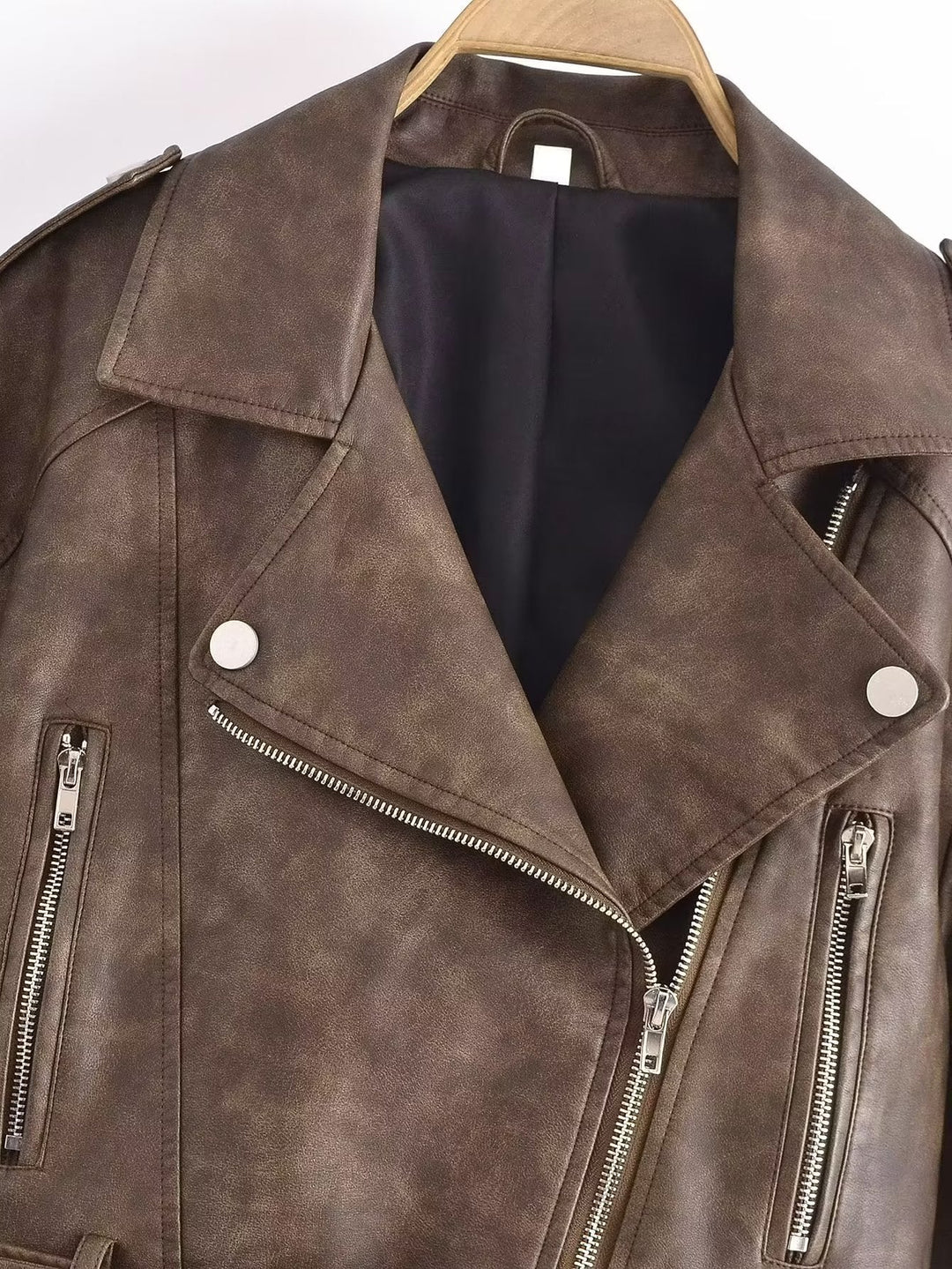 Levoire | Veste En Cuir À Gradient De Couleur Réglable Pour Femmes