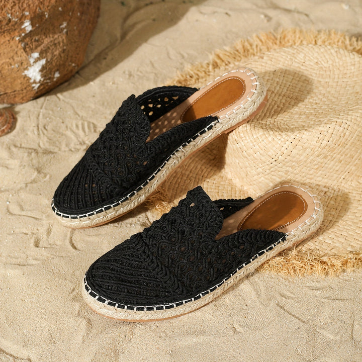 Levoire | Sandales Plates D'été Pour Femmes Noir