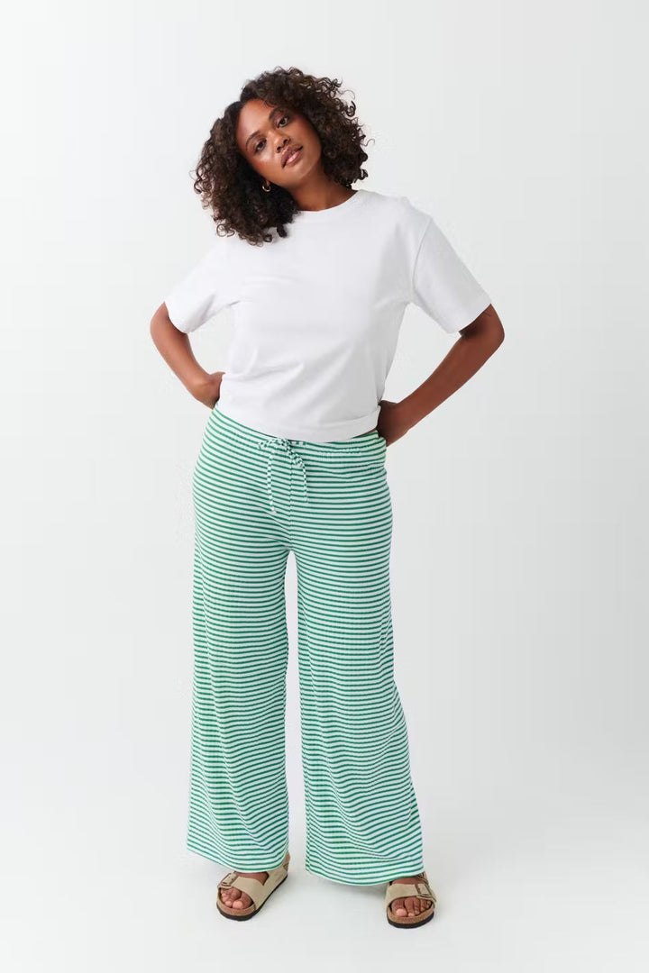 Levoire | Pantalon De Lounge Rayé Vert