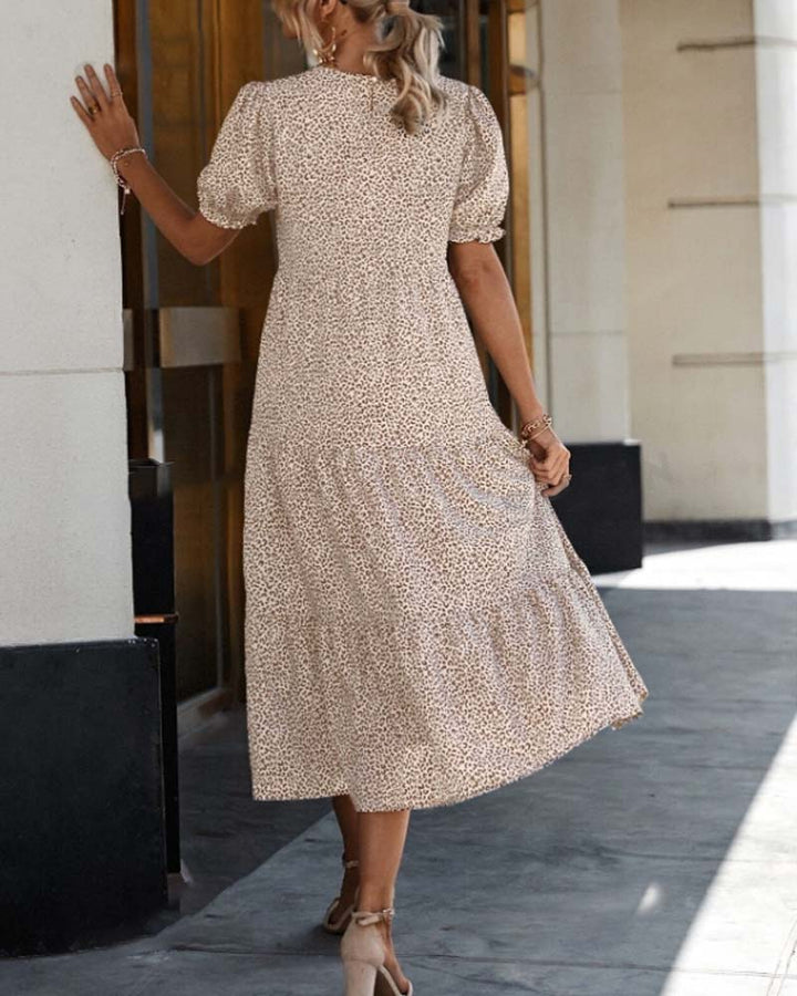 Levoire | Robe Élégante Avec Col Rond
