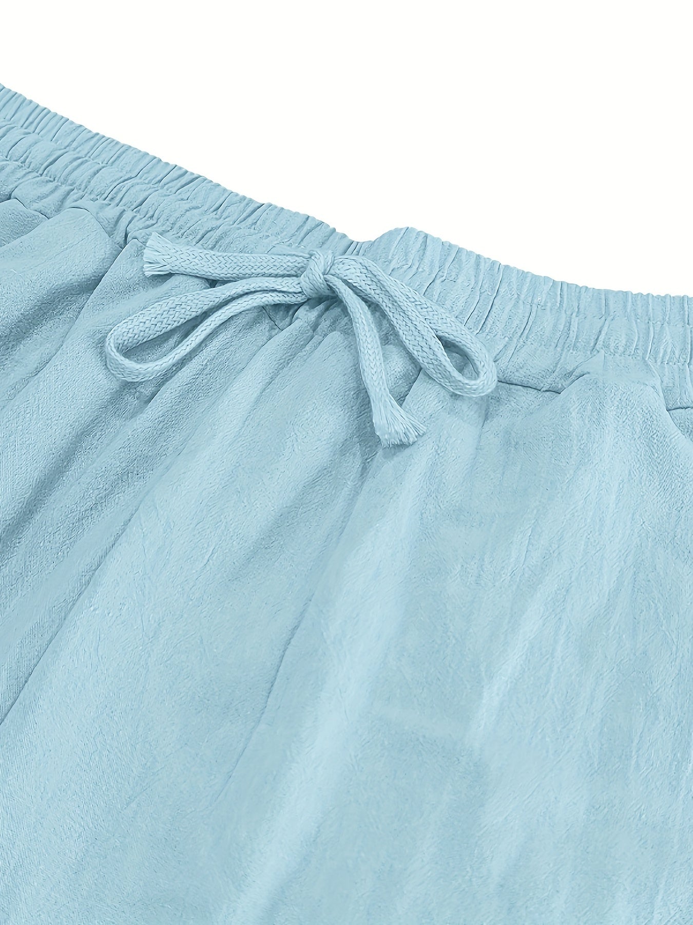 Levoire | Loisirs Coton Lin Pantalons Couleur Unie