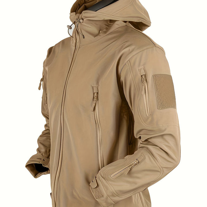 Levoire | Veste De Vent Chaude En Polaire Pour Hommes Avec Capuche