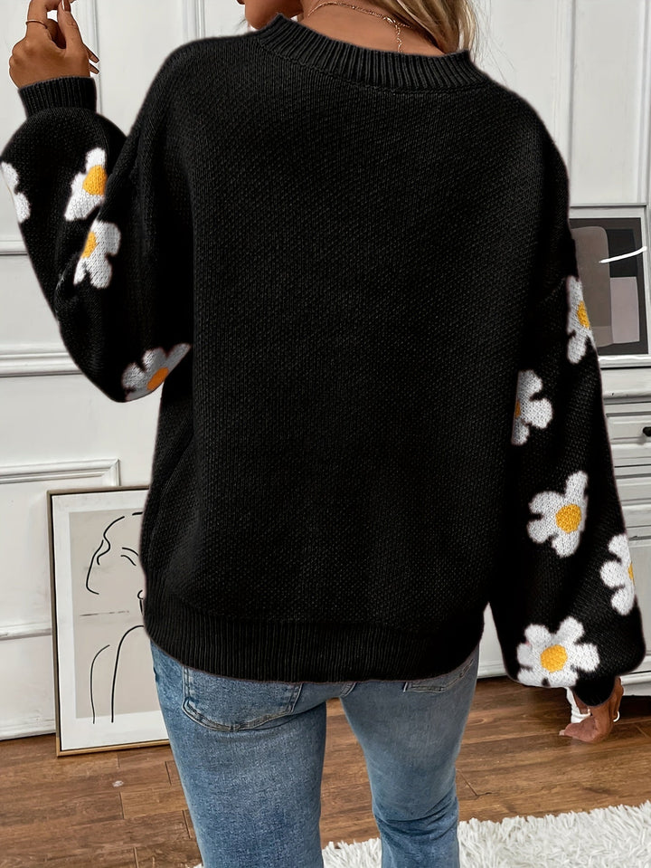 Levoire | Pull Avec Motif Floral