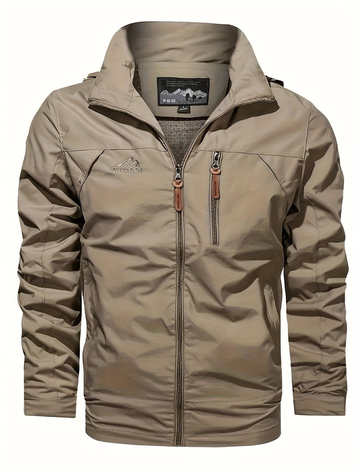 Levoire | Veste De Plein Air Softshell Pour Hommes Avec Capuche