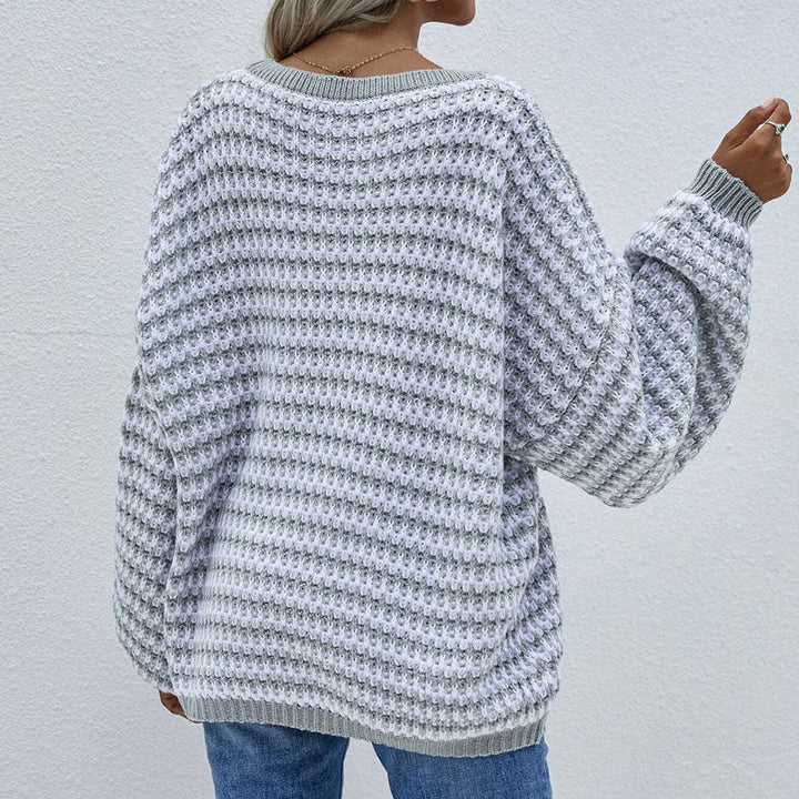Levoire | En Tricot Décontracté À Rayures