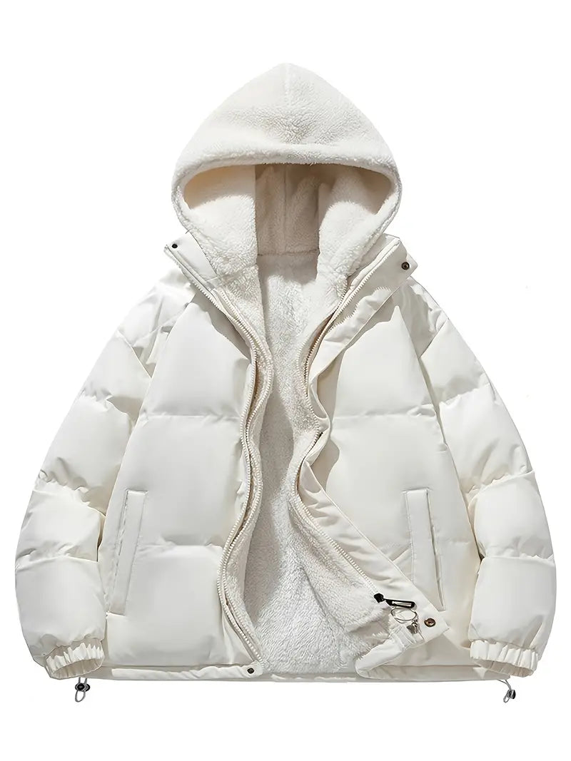 Levoire | Veste En Fleece À Manches Longues Avec Poches Blanc