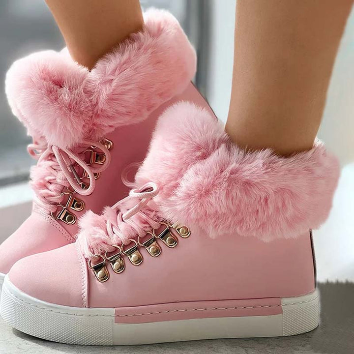 Levoire | À Plateforme En Peluche Chaude