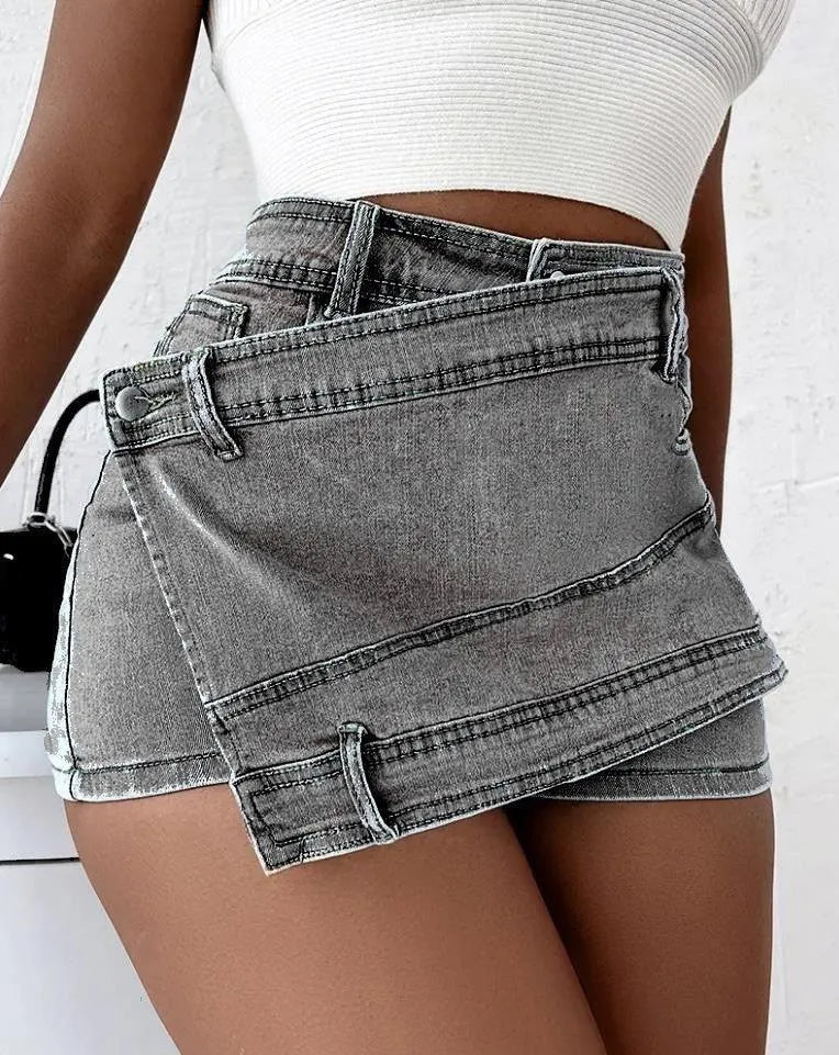 Levoire | vêtements de loisirs shorts en jean Gris