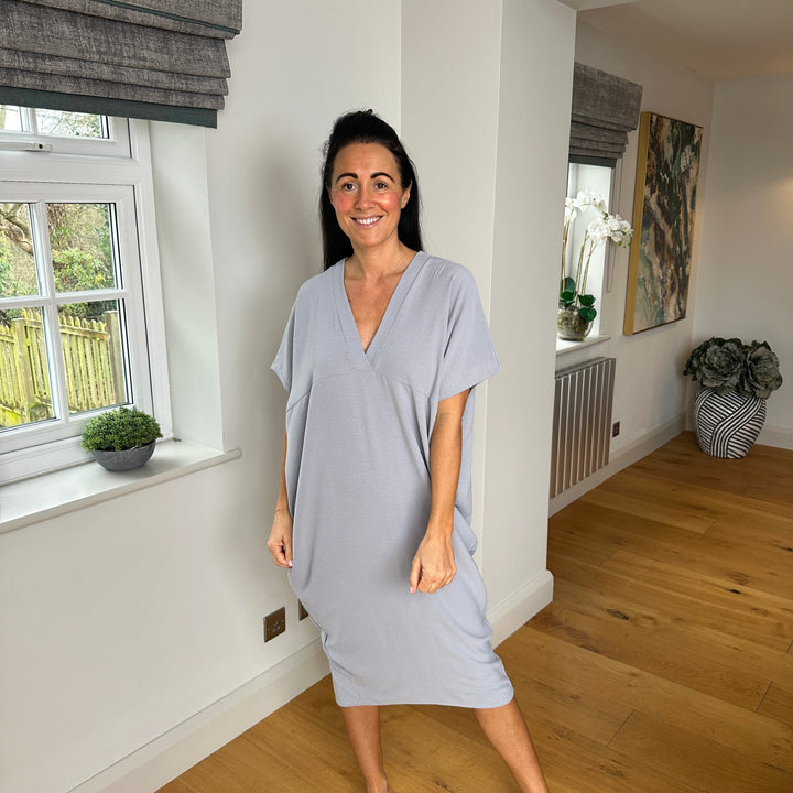 Levoire | Robe Midi Avec Décolleté En V