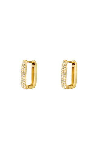 Levoire | Boucles D'Oreilles Hoop Brillantes
