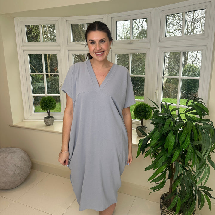 Levoire | Robe Midi Avec Décolleté En V