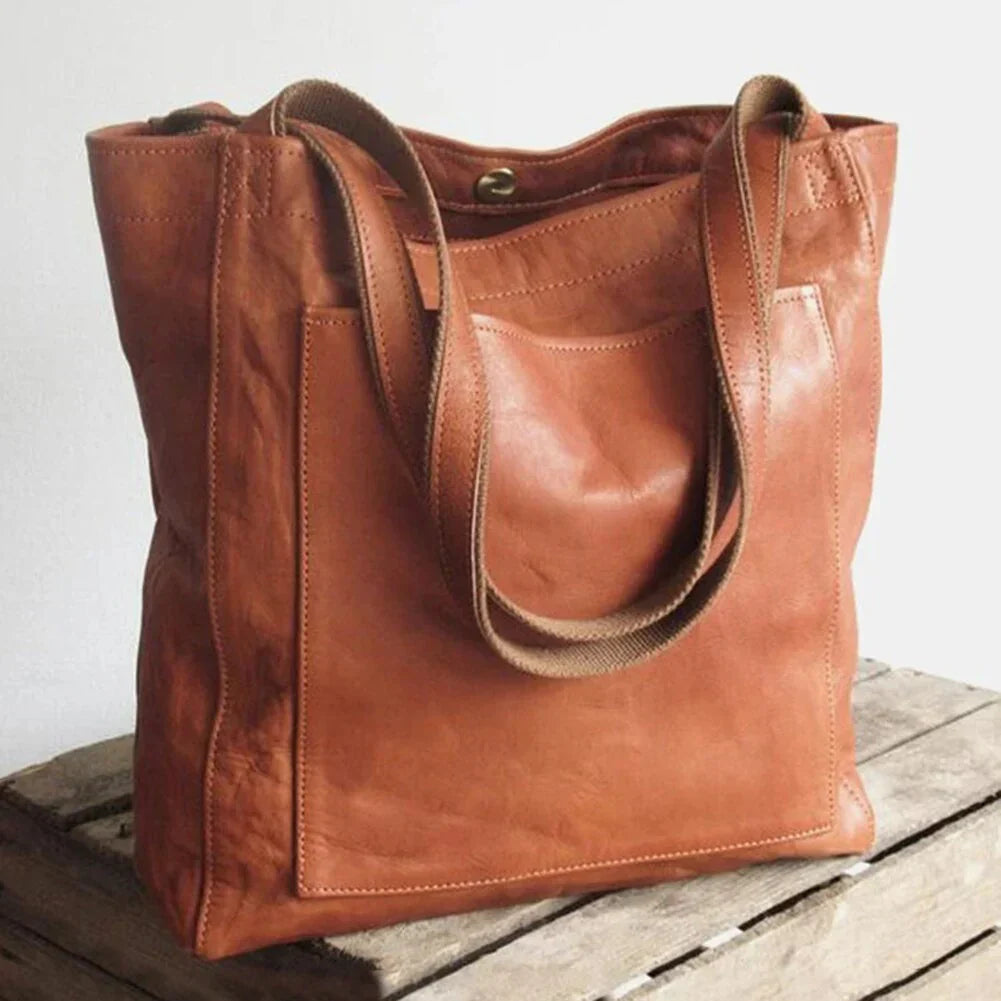 Levoire | Sac à main en cuir élégant Braun