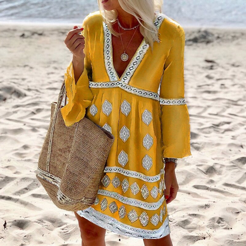 Levoire | Classique et élégant manteau d'hiver Jaune