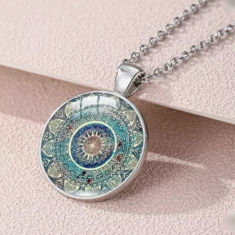 Levoire | Vinicole Bleu Mandala Collier