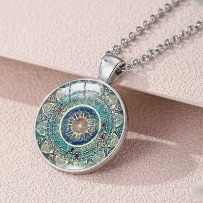 Levoire | Vinicole Bleu Mandala Collier