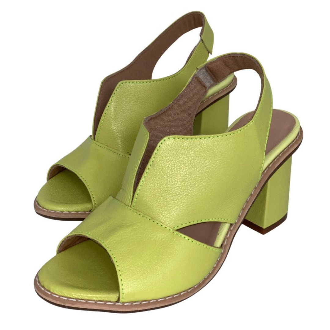 Levoire | Sandales À Levoire | Talons Peep Toe Pour - Femmes - Été Vert Clair