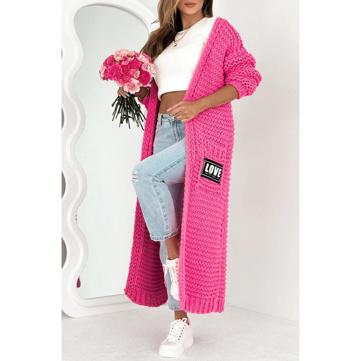 Levoire | Lssige Lange Vest Fr Femme Rose