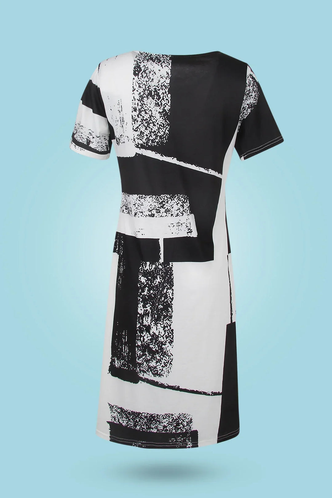 Levoire | Beautiful Dress With O-Neckline And Short Sleeves