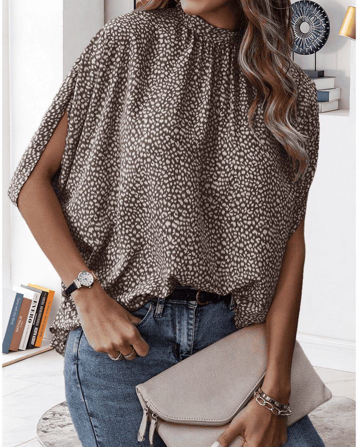 Levoire | Blouse Avec Un Motif Tendance Et Une Fente Au Niveau Des Manches