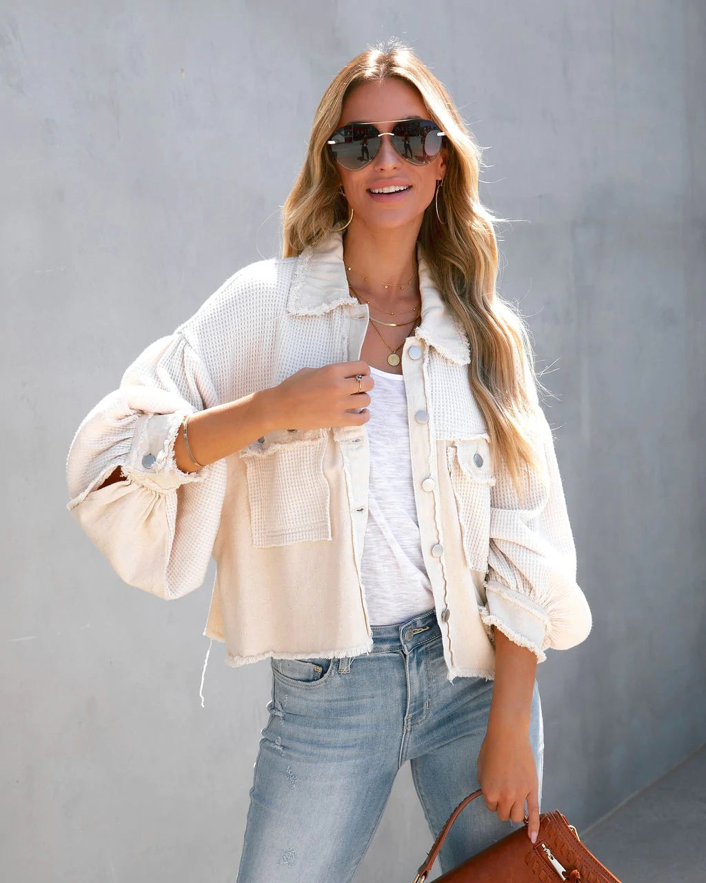 Levoire | Veste Décontractée À Manches Longues Et Boutons