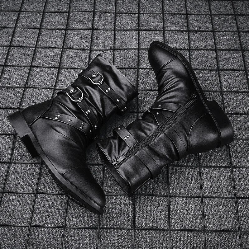 Levoire | Bottes en cuir vintage