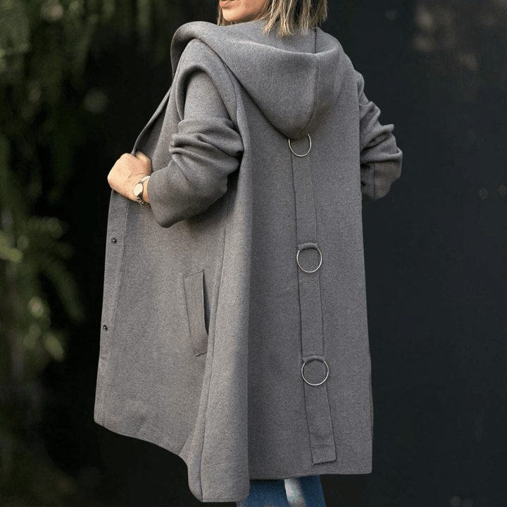 Levoire | Manteau À Capuche Sans Mélange Gris foncé