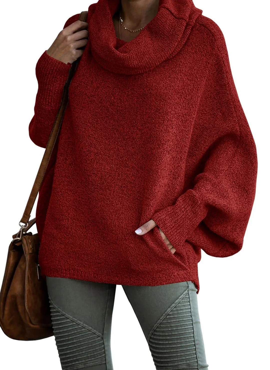 Levoire | Chauffe Pull Femmes Dans Le Style Hiver Rot