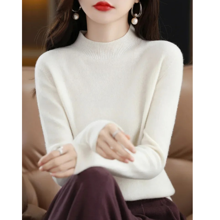 Levoire | Pull en Cachemire Doux pour Femmes Pull de Luxe pour Femmes Blanc