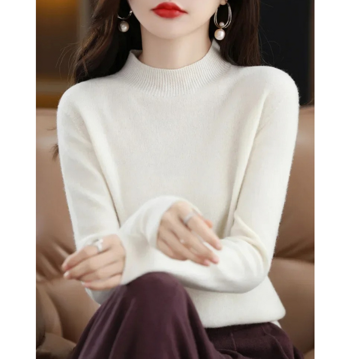 Levoire | Pull en Cachemire Doux pour Femmes Pull de Luxe pour Femmes Blanc