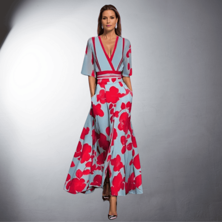 Levoire | Robe Fleurie Faite Main Avec De Fins Détails