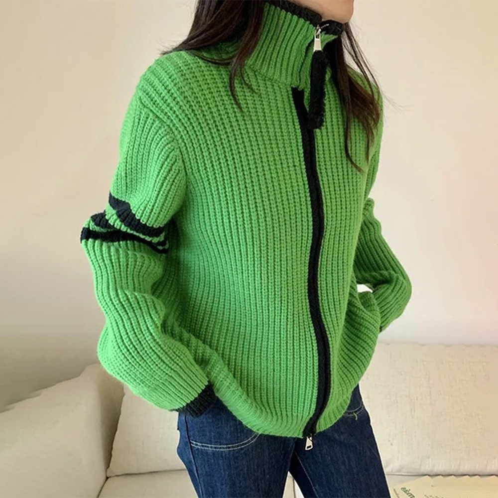 Levoire | Pull Zippé Doux Pour Femmes