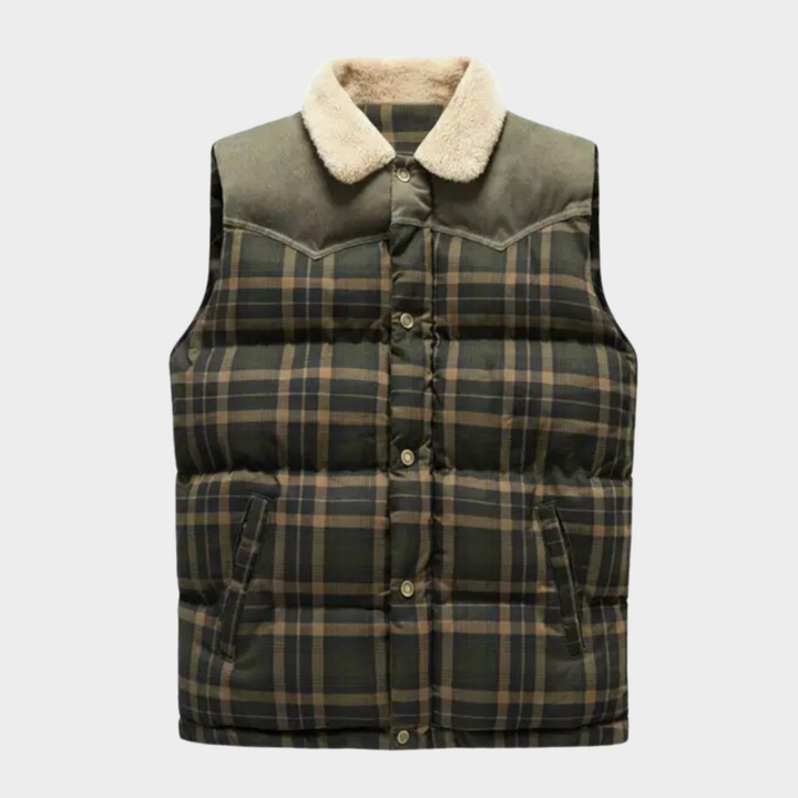 Levoire | Gilet sans manches pour hommes Braun