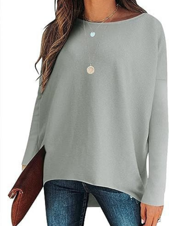 Levoire | Pull En Tricot Femmes Au Design Classique Gris