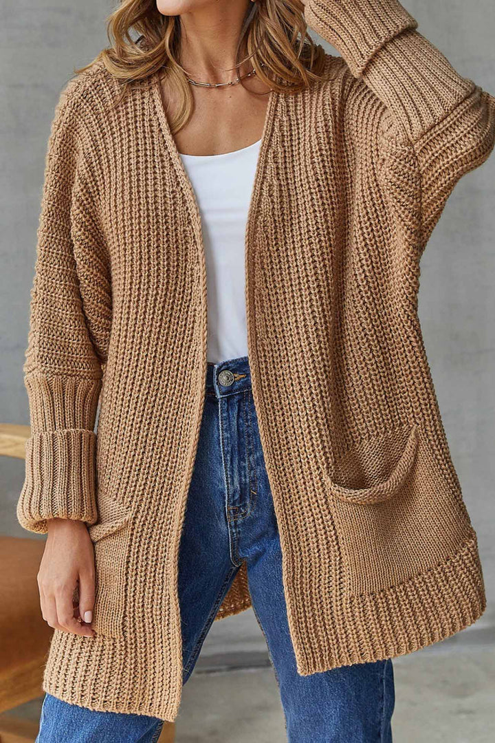 Levoire | Gilet Long À Ouverture Frontale Avec Fermeture À Nœud Pour Un Style Simple