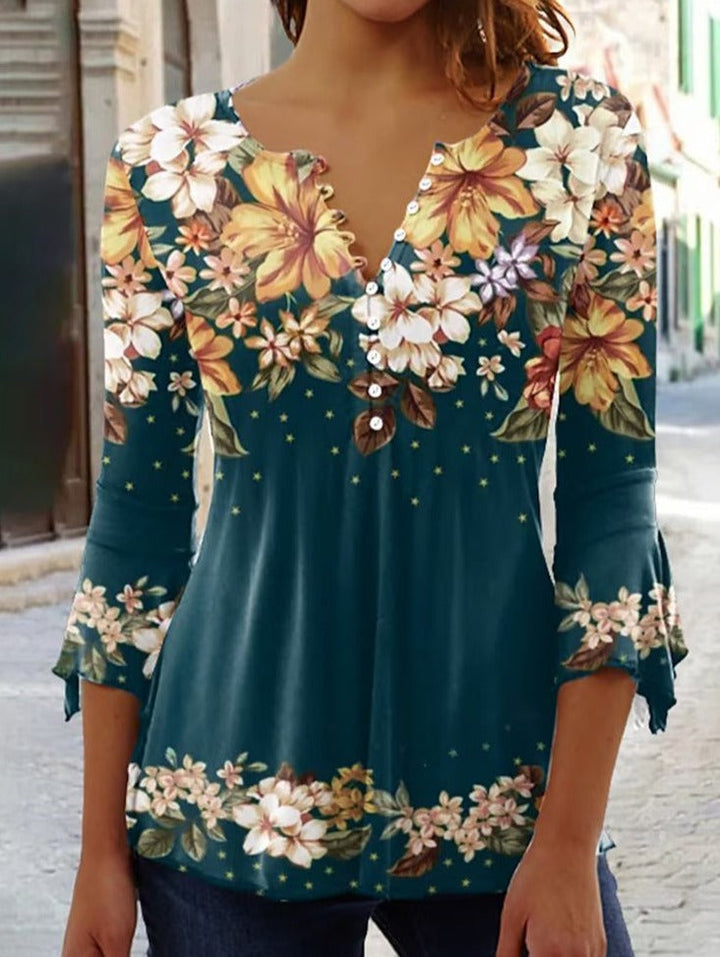 Levoire | Élégante Et Consciente De La Mode Chemise D'Hiver Bleu