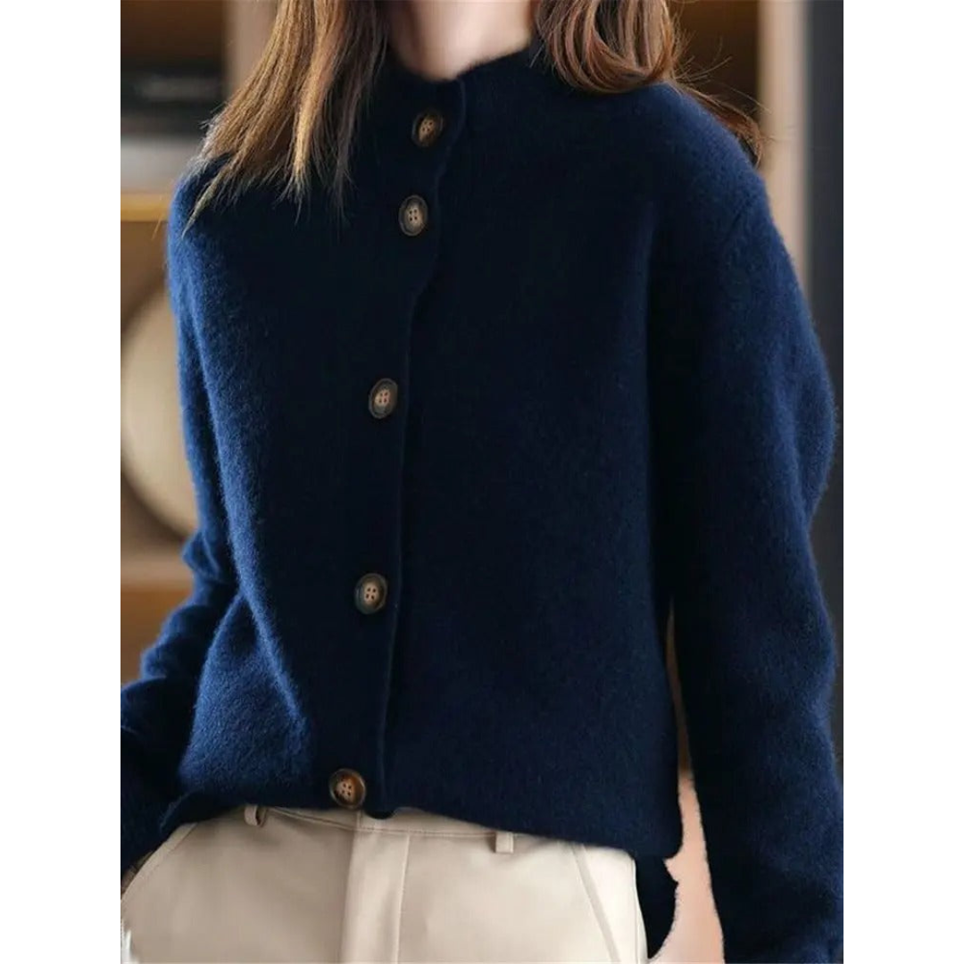 Levoire | Veste Élégante Pour Dames | Hiver Bleu marine