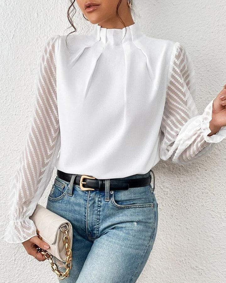 Levoire | Chemise À Manches Longues Et Motif En Vagues