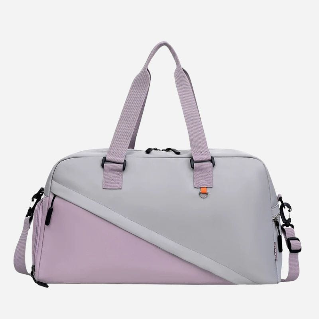 Levoire | Sac de voyage pour femmes avec espace de rangement supplémentaire Violet