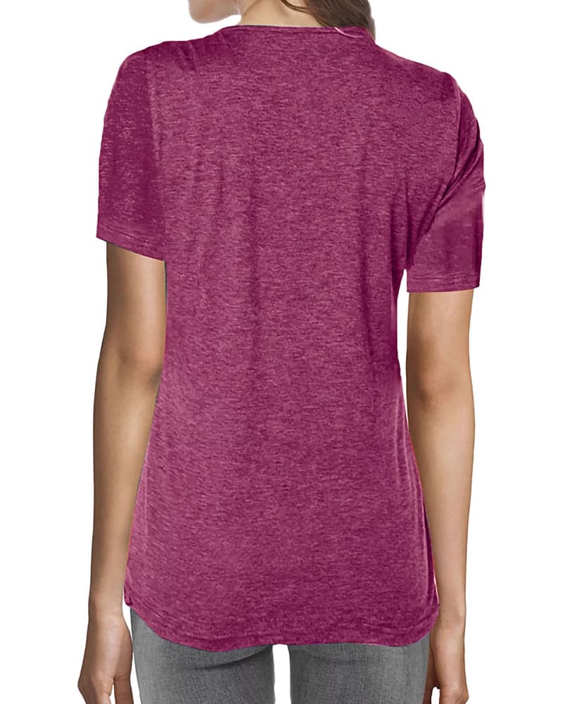 Levoire | Blouse Avec Boutons, Col Rond Et Manches Courtes
