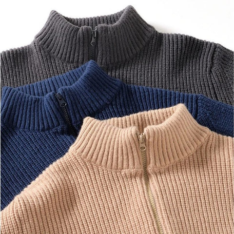 Levoire | Pull Long Manches Chaud Avec Fermeture Éclair
