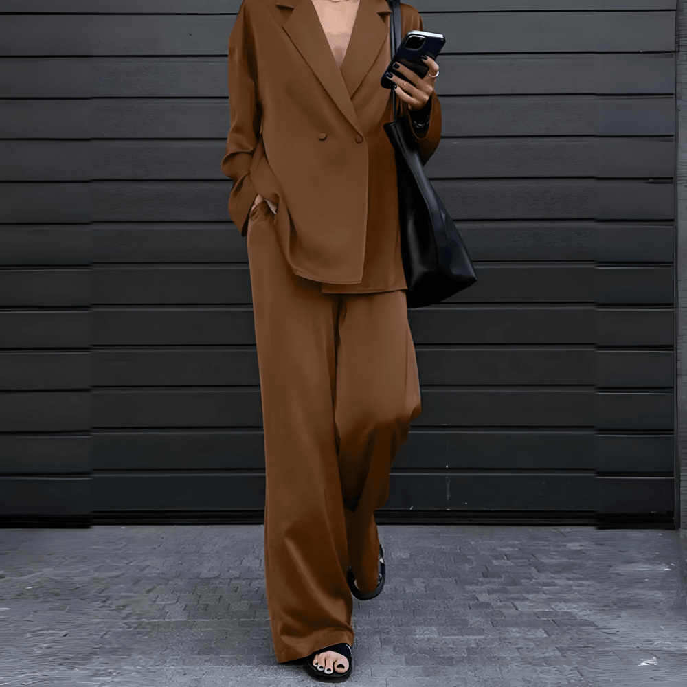 Levoire | Grande Taille, Ensemble De Bureau Bi-Matière Khaki