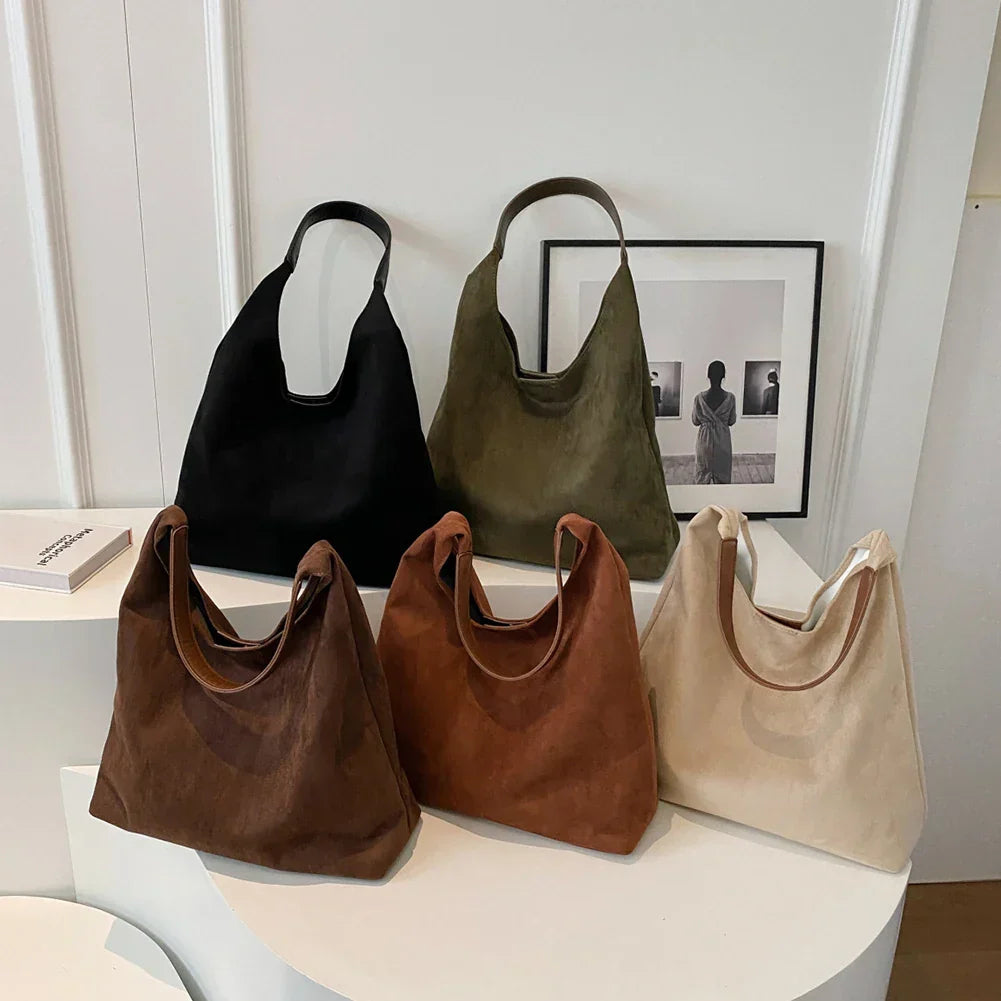 Levoire | Sac fourre-tout en daim pour femmes Sac à main élégant pour femmes
