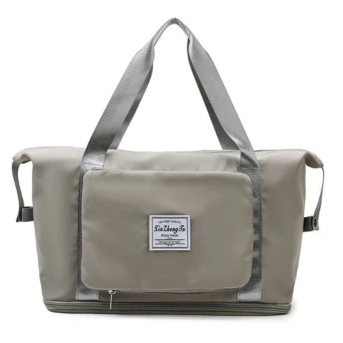 Levoire | Grand capacité sac de voyage pliable Gris