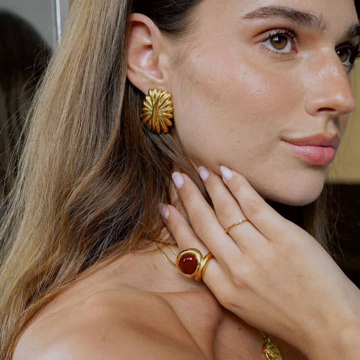 Levoire | Boucles D'Oreilles Statement Or
