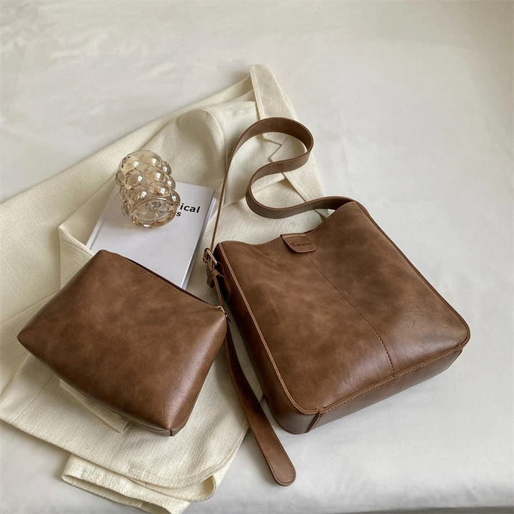 Levoire | Ensemble De Sacs Pour Femmes Petits Grands Khaki 27x27x9cm